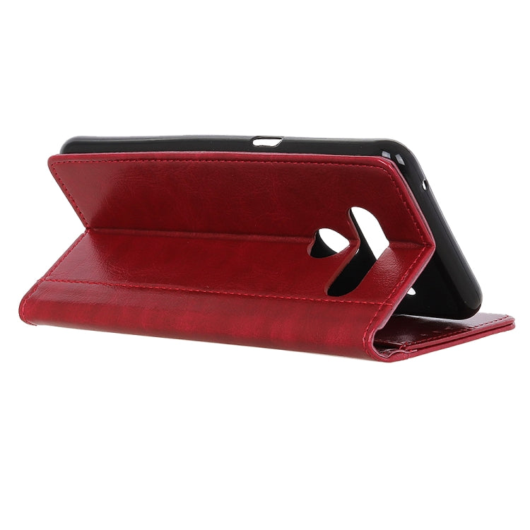 For LG Harmony 4 Peas Crazy Horse Texture Horizontal Flip Leather Case with Holder & Card Slots & Wallet