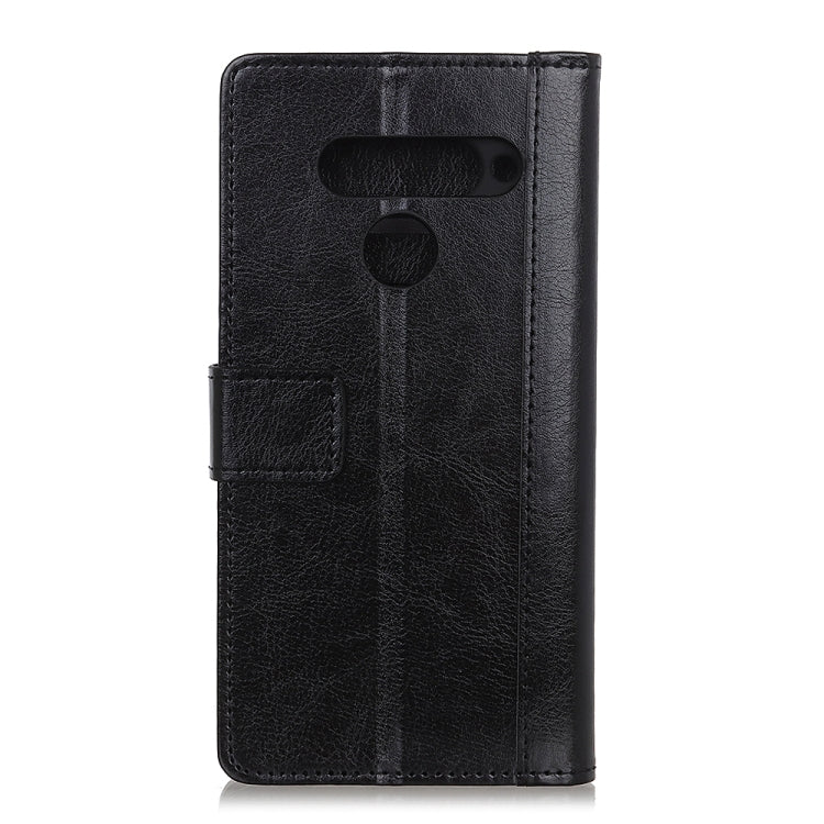 For LG Harmony 4 Peas Crazy Horse Texture Horizontal Flip Leather Case with Holder & Card Slots & Wallet