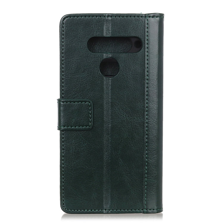 For LG Harmony 4 Peas Crazy Horse Texture Horizontal Flip Leather Case with Holder & Card Slots & Wallet