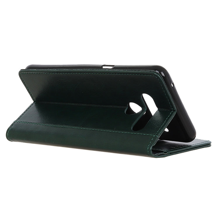 For LG Harmony 4 Peas Crazy Horse Texture Horizontal Flip Leather Case with Holder & Card Slots & Wallet