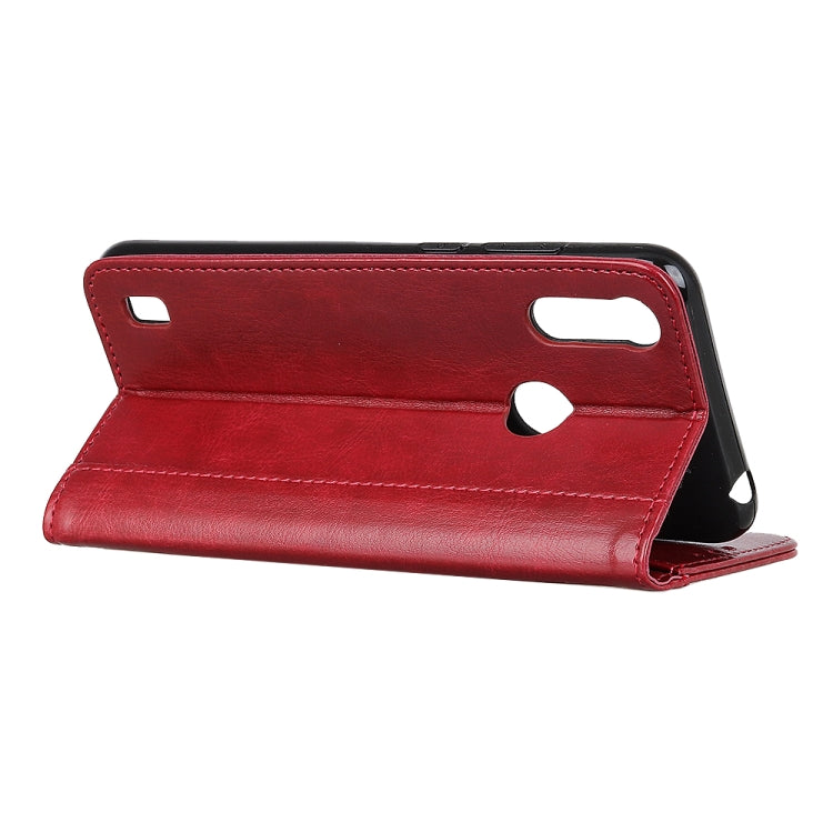 For Motorola Moto E6s (2020) Peas Crazy Horse Texture Horizontal Flip Leather Case with Holder & Card Slots & Wallet