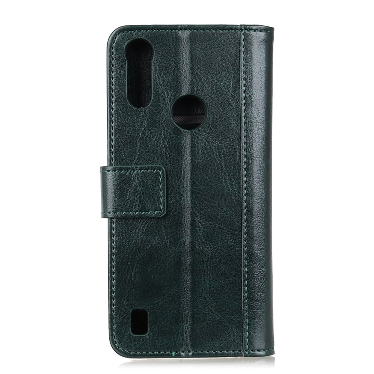 For Motorola Moto E6s (2020) Peas Crazy Horse Texture Horizontal Flip Leather Case with Holder & Card Slots & Wallet
