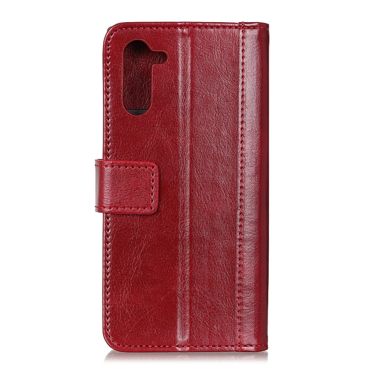 For Motorola Moto Edge Peas Crazy Horse Texture Horizontal Flip Leather Case with Holder & Card Slots & Wallet