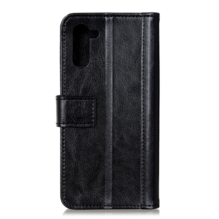 For Motorola Moto Edge Peas Crazy Horse Texture Horizontal Flip Leather Case with Holder & Card Slots & Wallet