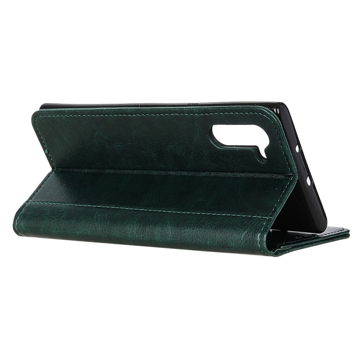 For Motorola Moto Edge Peas Crazy Horse Texture Horizontal Flip Leather Case with Holder & Card Slots & Wallet