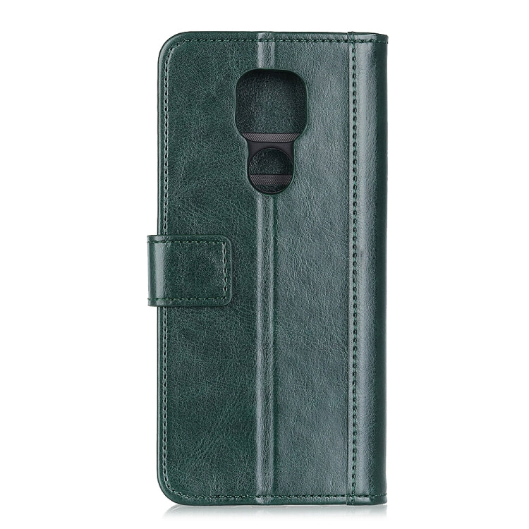 For Motorola Moto G9 Play Peas Crazy Horse Texture Horizontal Flip Leather Case with Holder & Card Slots & Wallet