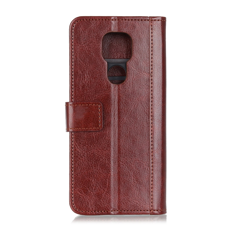 For Motorola Moto G9 Play Peas Crazy Horse Texture Horizontal Flip Leather Case with Holder & Card Slots & Wallet