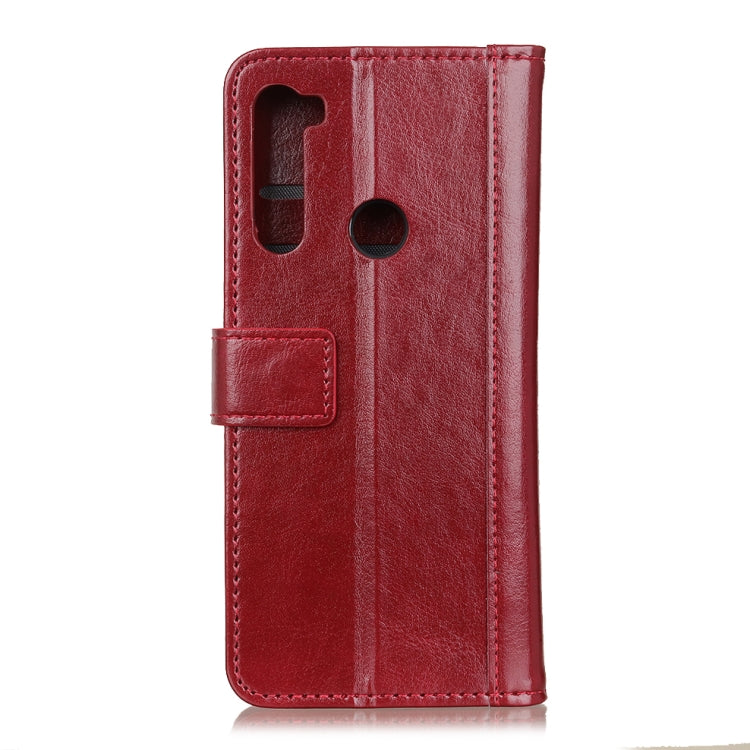 For Motorola Moto One Fusion Plus Peas Crazy Horse Texture Horizontal Flip Leather Case with Holder & Card Slots & Wallet