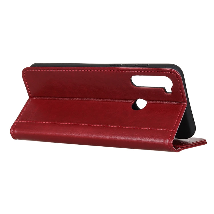 For Motorola Moto One Fusion Plus Peas Crazy Horse Texture Horizontal Flip Leather Case with Holder & Card Slots & Wallet
