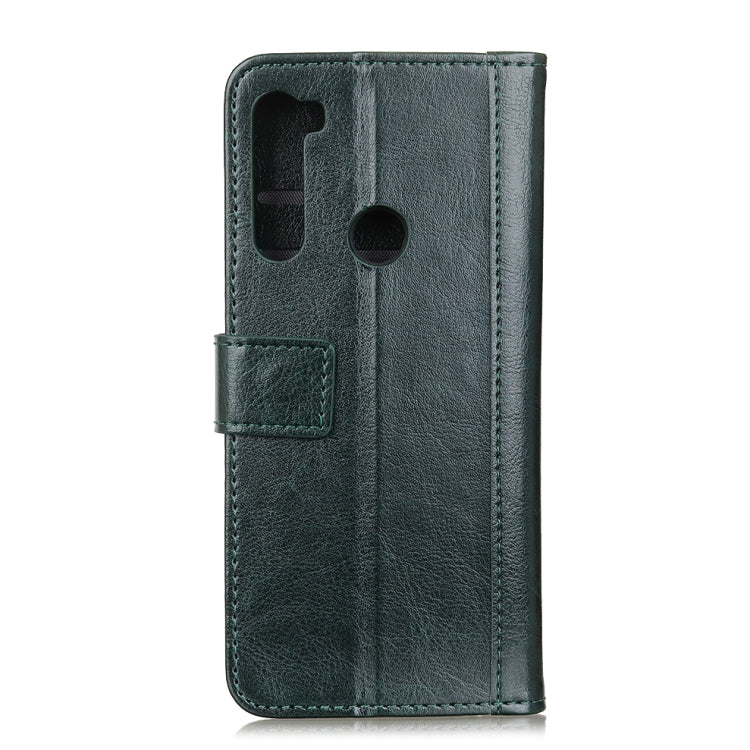 For Motorola Moto One Fusion Plus Peas Crazy Horse Texture Horizontal Flip Leather Case with Holder & Card Slots & Wallet