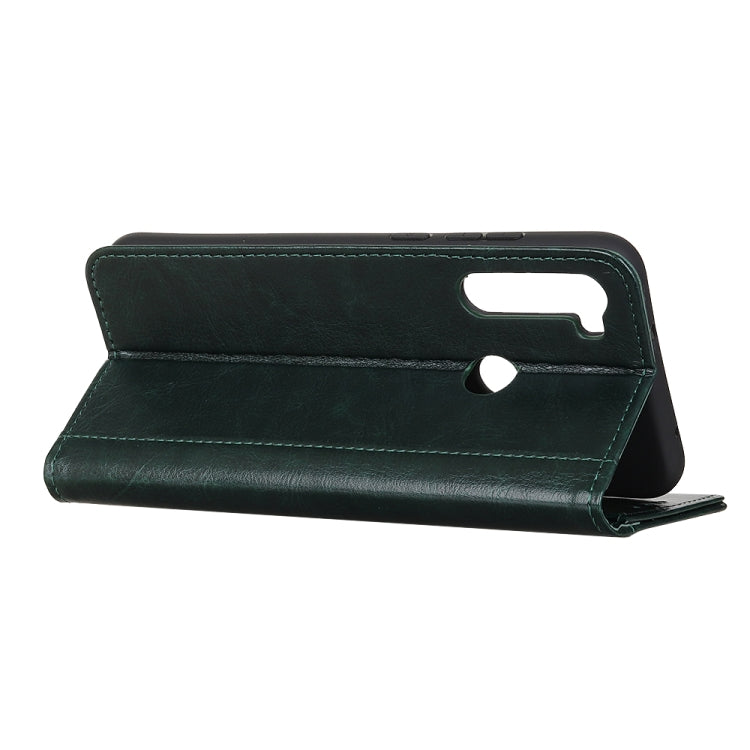 For Motorola Moto One Fusion Plus Peas Crazy Horse Texture Horizontal Flip Leather Case with Holder & Card Slots & Wallet