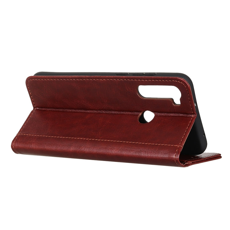 For Motorola Moto One Fusion Plus Peas Crazy Horse Texture Horizontal Flip Leather Case with Holder & Card Slots & Wallet