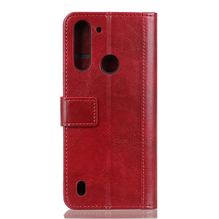 For Motorola Moto One Fusion Peas Crazy Horse Texture Horizontal Flip Leather Case with Holder & Card Slots & Wallet