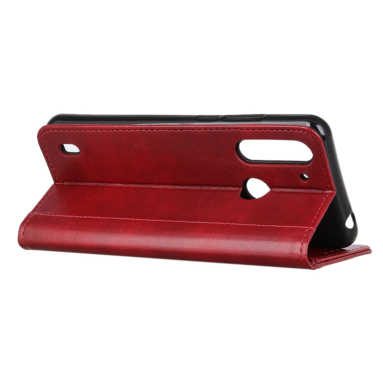 For Motorola Moto One Fusion Peas Crazy Horse Texture Horizontal Flip Leather Case with Holder & Card Slots & Wallet