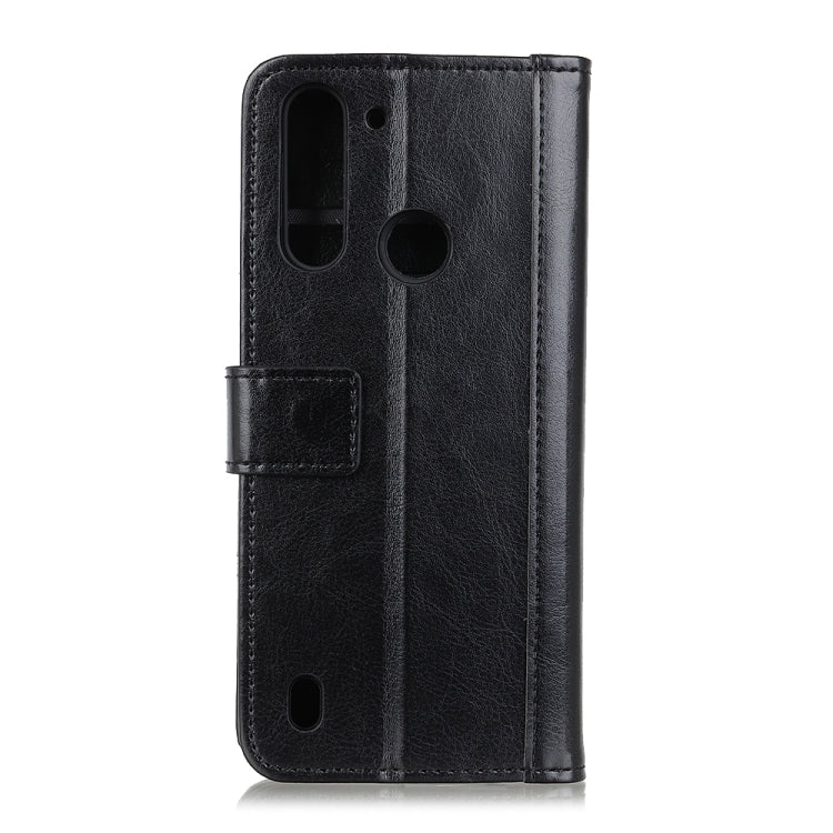 For Motorola Moto One Fusion Peas Crazy Horse Texture Horizontal Flip Leather Case with Holder & Card Slots & Wallet
