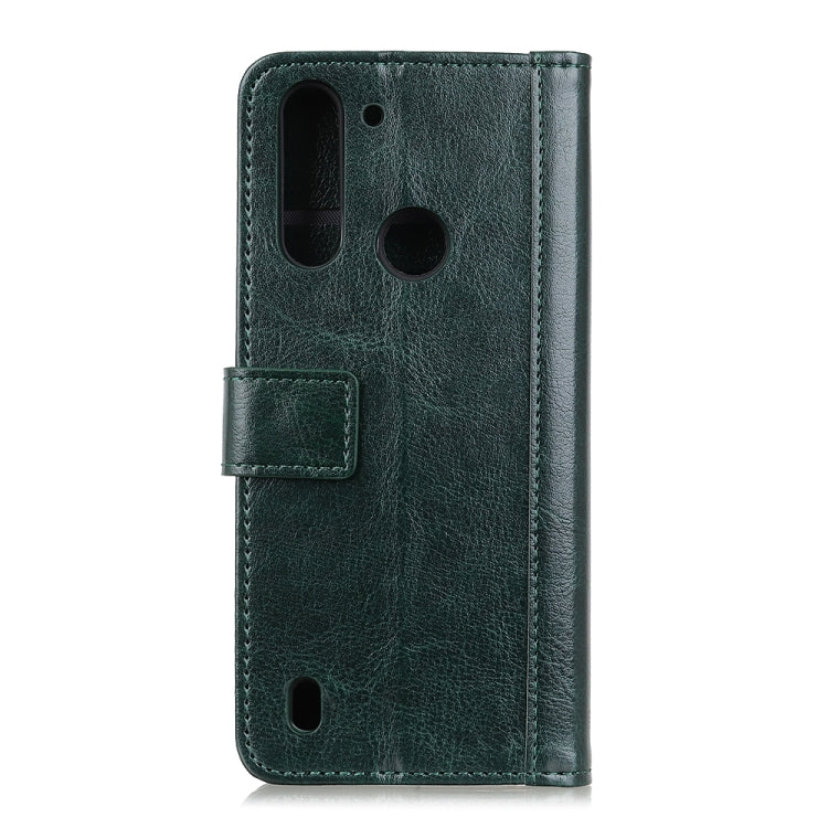 For Motorola Moto One Fusion Peas Crazy Horse Texture Horizontal Flip Leather Case with Holder & Card Slots & Wallet