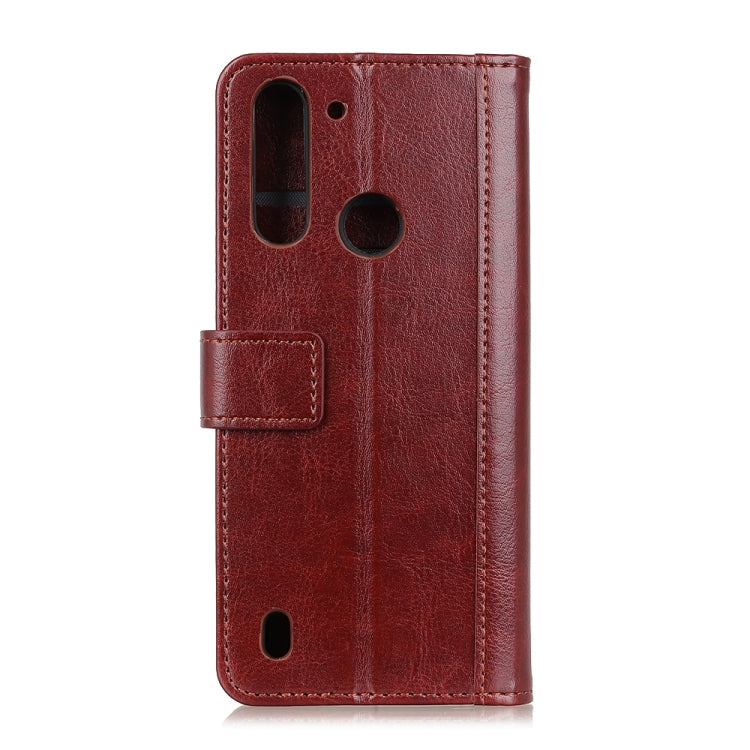 For Motorola Moto One Fusion Peas Crazy Horse Texture Horizontal Flip Leather Case with Holder & Card Slots & Wallet