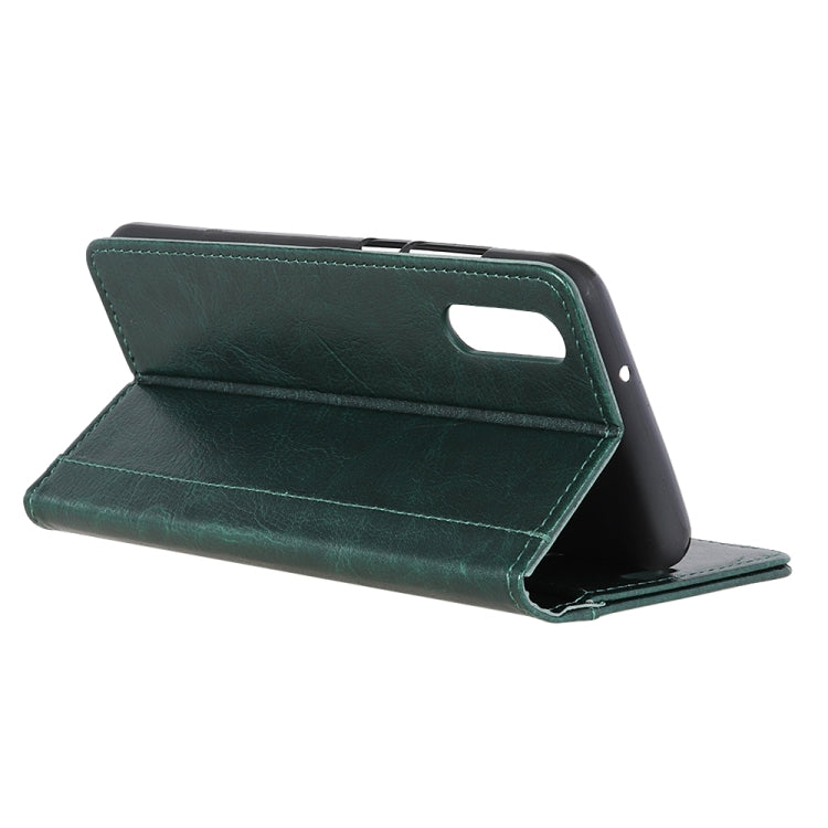 For Sony Xperia 5 II Peas Crazy Horse Texture Horizontal Flip Leather Case with Holder & Card Slots & Wallet