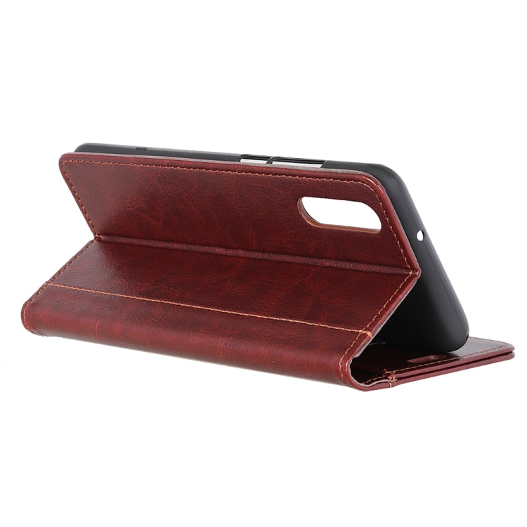 For Sony Xperia 5 II Peas Crazy Horse Texture Horizontal Flip Leather Case with Holder & Card Slots & Wallet
