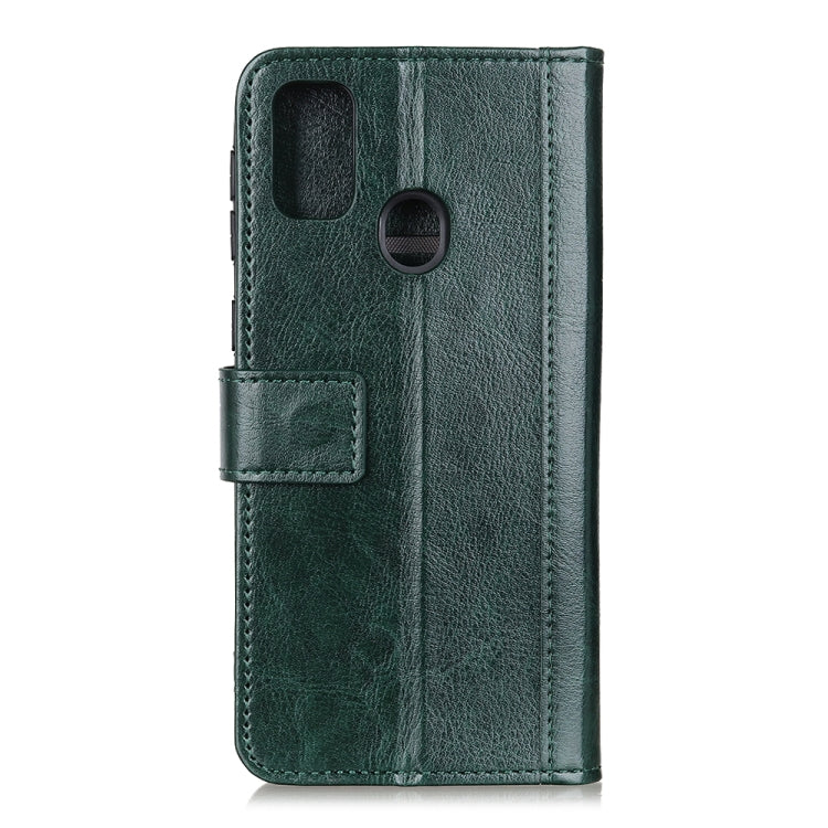 For Alcatel 3X 2020 Peas Crazy Horse Texture Horizontal Flip Leather Case with Holder & Card Slots & Wallet