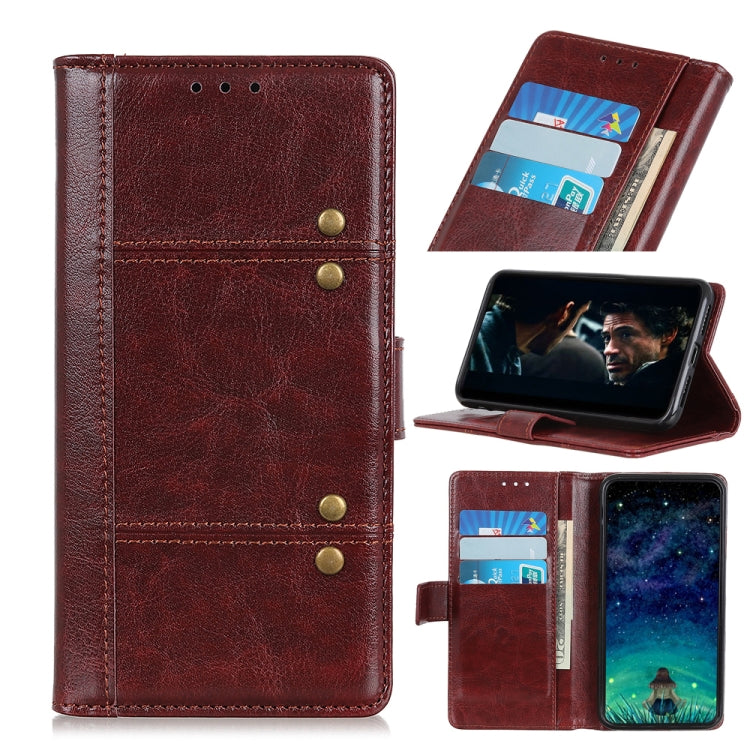 For Alcatel 3X 2020 Peas Crazy Horse Texture Horizontal Flip Leather Case with Holder & Card Slots & Wallet