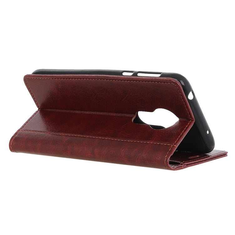 For Nokia 3.4 Peas Crazy Horse Texture Horizontal Flip Leather Case with Holder & Card Slots & Wallet