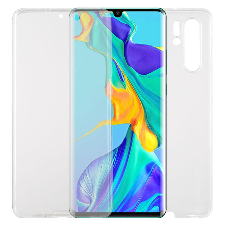 For Huawei P30 Pro TPU + Acrylic Ultra-Thin Double-Sided All-Inclusive Transparent Mobile Phone Case