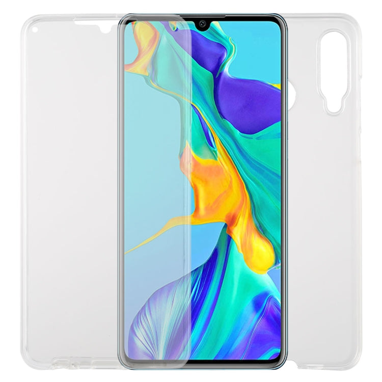 For Huawei P30 Lite TPU + Acrylic Ultra-Thin Double-Sided All-Inclusive Transparent Mobile Phone Case