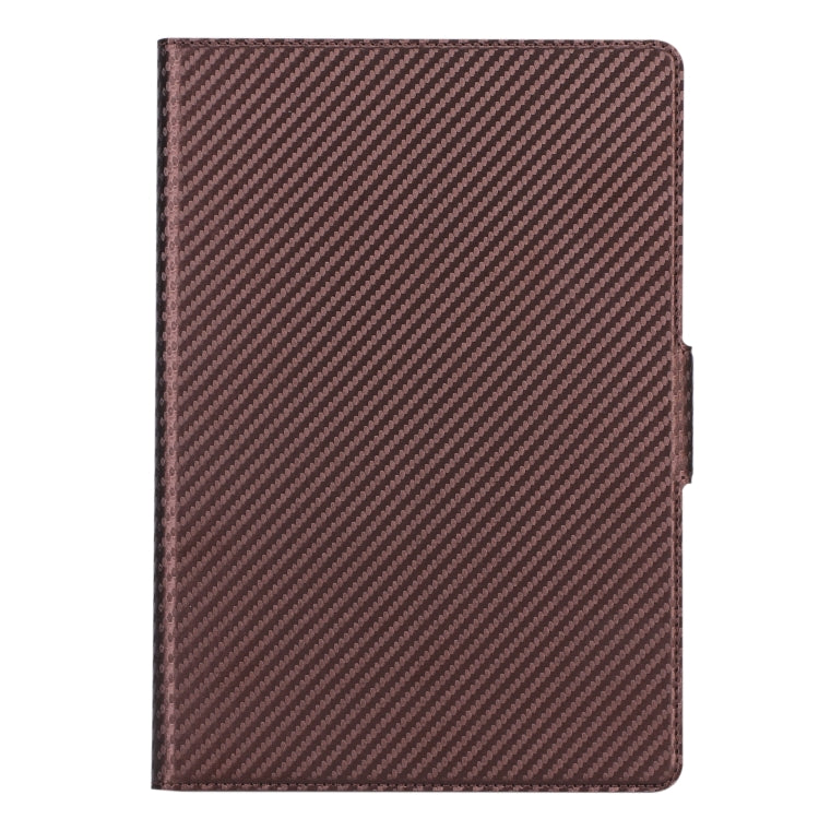 For Lenovo Tab E10 TB-X104F Ultra-thin Carbon Fiber Horizontal Flip PU Leather Tablet Case with 3-level Holder & Sleep / Wake-up Function