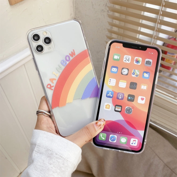 For iPhone 11 Pro Rainbow TPU Protective Case