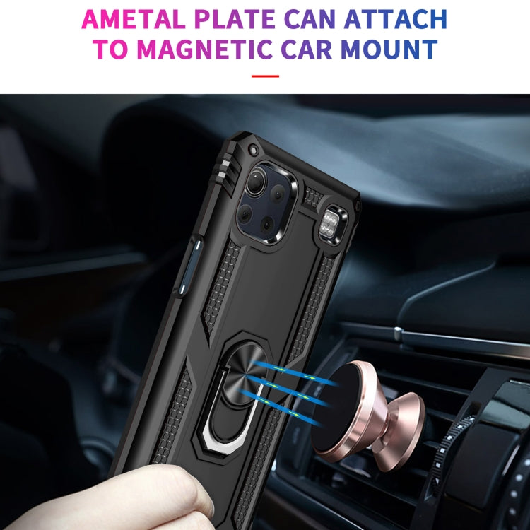 For LG K92 5G Shockproof TPU + PC Protective Case with 360 Degree Rotating Holder