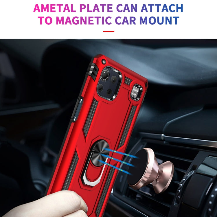 For LG K92 5G Shockproof TPU + PC Protective Case with 360 Degree Rotating Holder