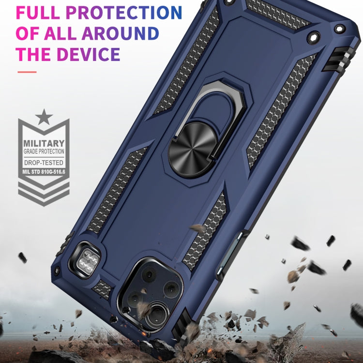 For LG K92 5G Shockproof TPU + PC Protective Case with 360 Degree Rotating Holder