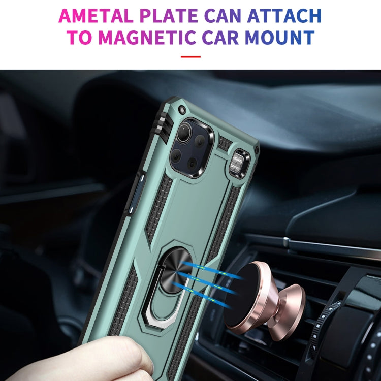 For LG K92 5G Shockproof TPU + PC Protective Case with 360 Degree Rotating Holder