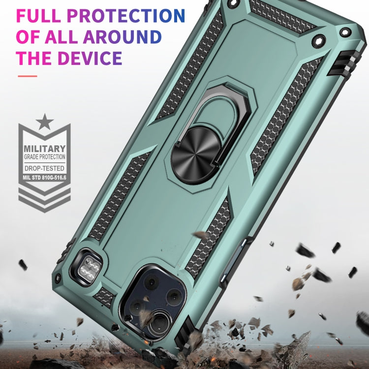 For LG K92 5G Shockproof TPU + PC Protective Case with 360 Degree Rotating Holder
