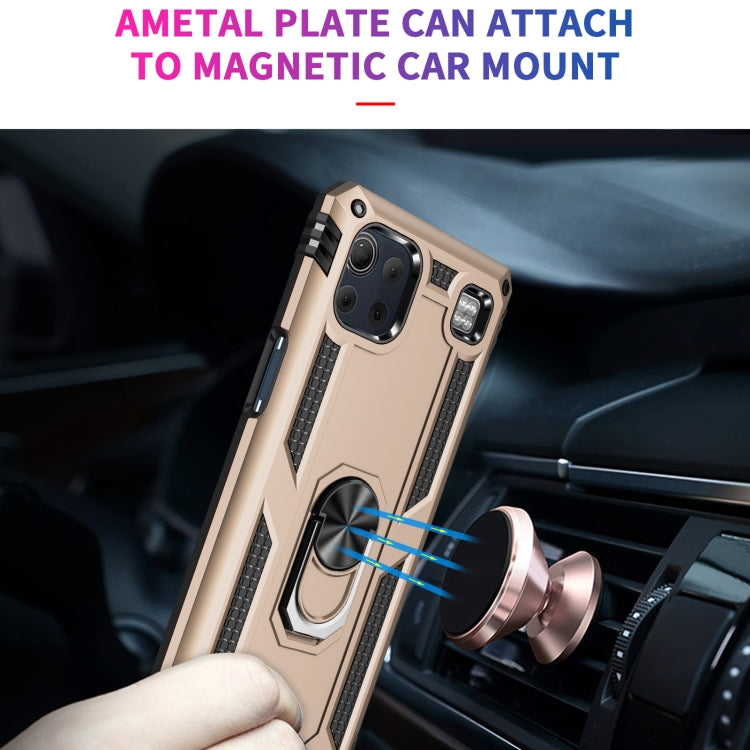 For LG K92 5G Shockproof TPU + PC Protective Case with 360 Degree Rotating Holder