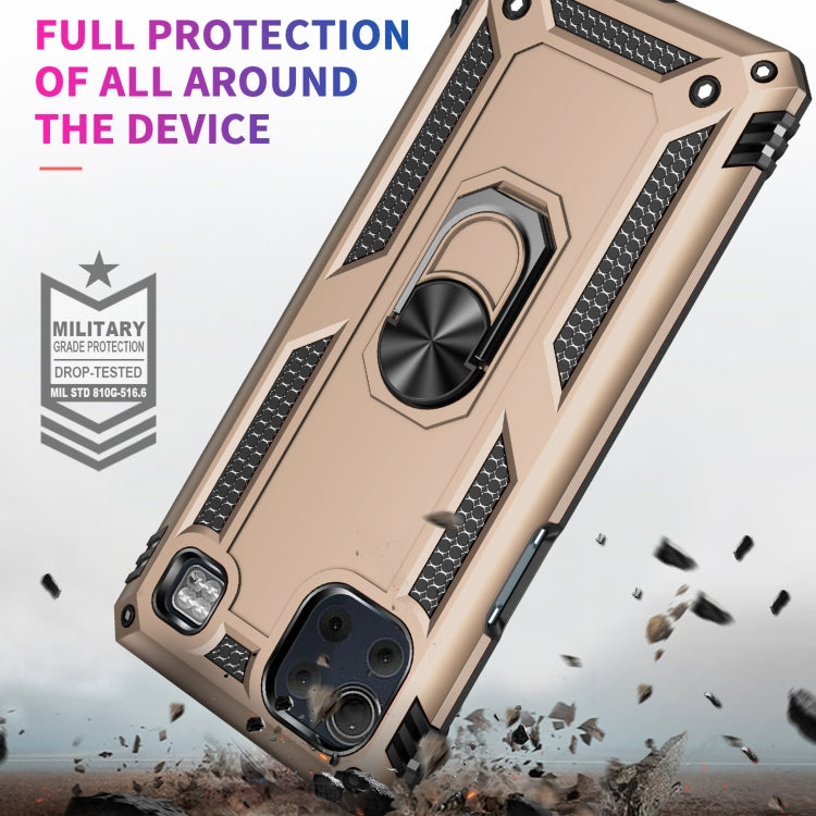 For LG K92 5G Shockproof TPU + PC Protective Case with 360 Degree Rotating Holder