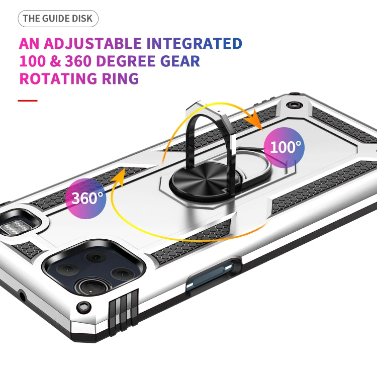 For LG K92 5G Shockproof TPU + PC Protective Case with 360 Degree Rotating Holder
