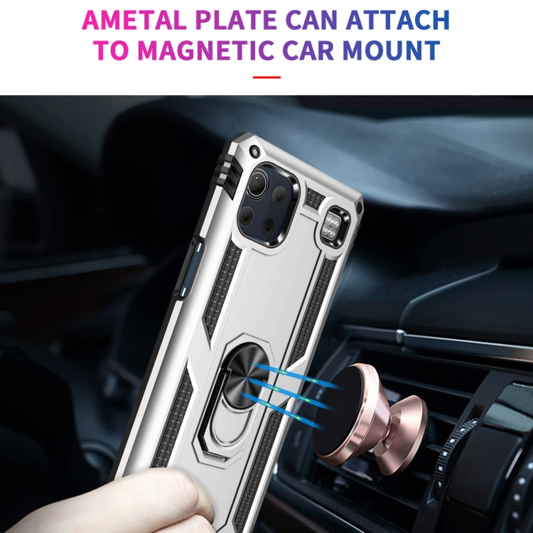 For LG K92 5G Shockproof TPU + PC Protective Case with 360 Degree Rotating Holder