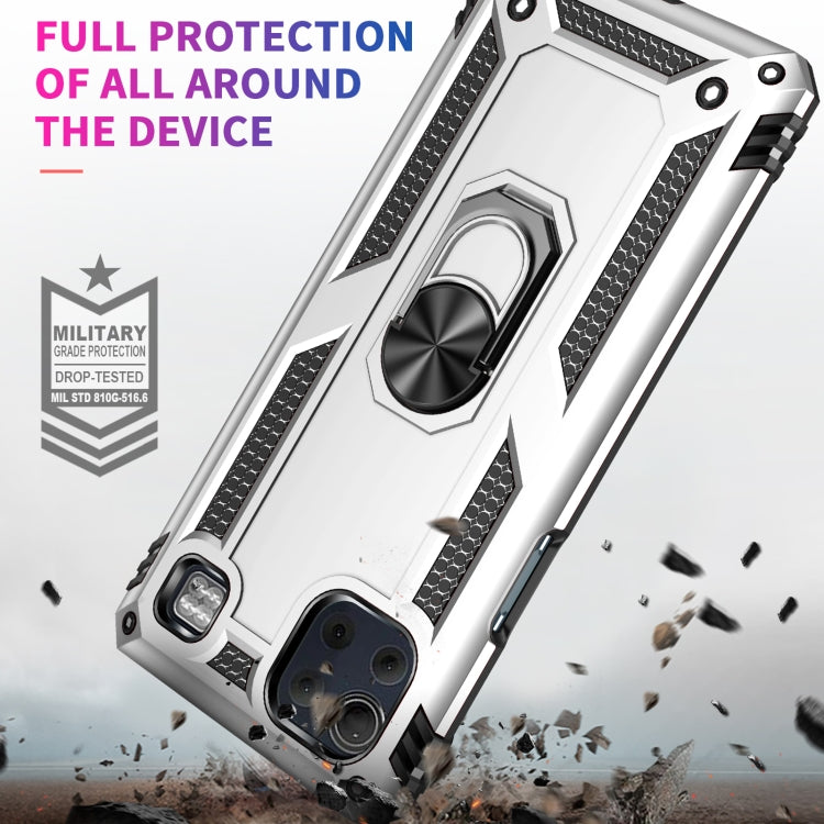 For LG K92 5G Shockproof TPU + PC Protective Case with 360 Degree Rotating Holder