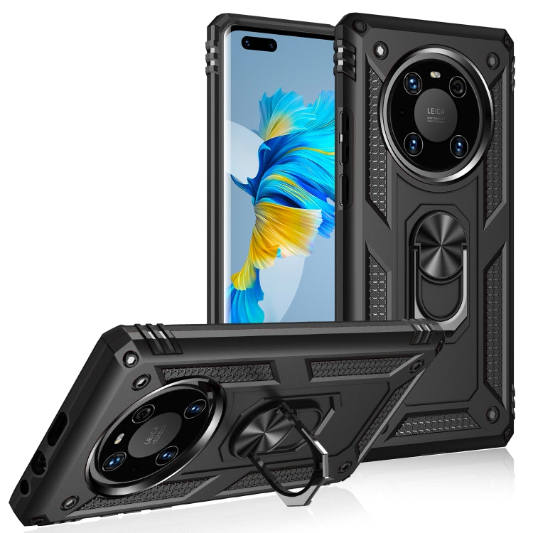 For Huawei Mate 40 Pro Shockproof TPU + PC Protective Case with 360 Degree Rotating Holder
