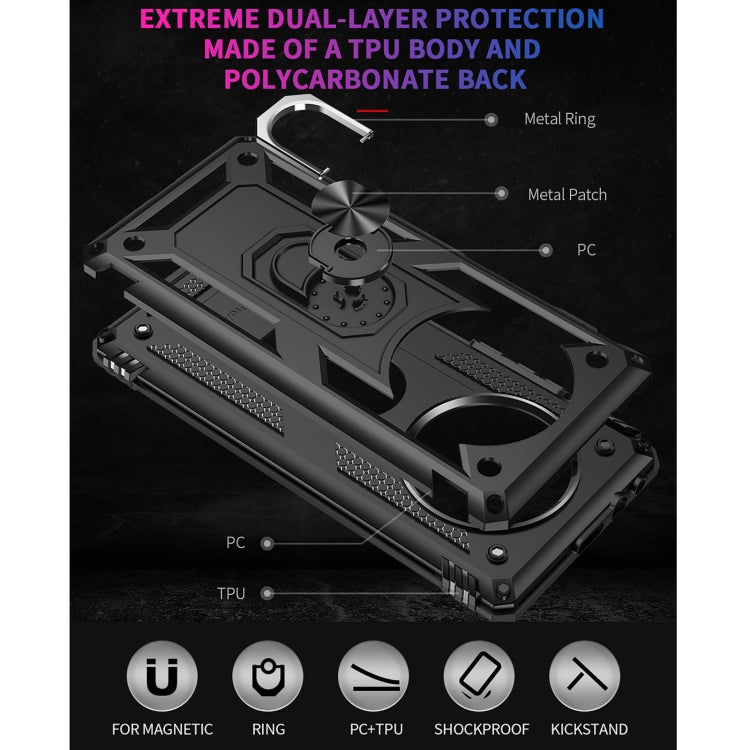 For Huawei Mate 40 Pro Shockproof TPU + PC Protective Case with 360 Degree Rotating Holder