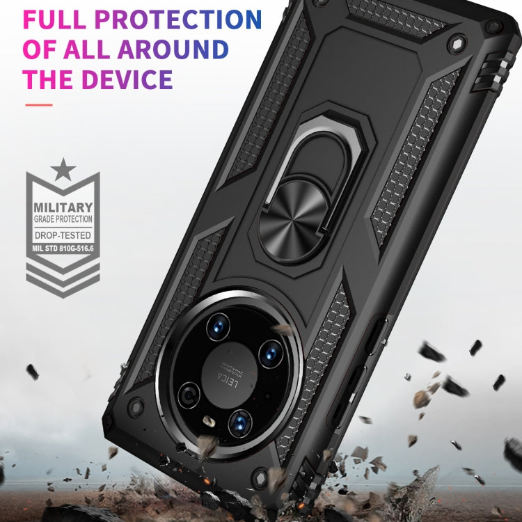For Huawei Mate 40 Pro Shockproof TPU + PC Protective Case with 360 Degree Rotating Holder