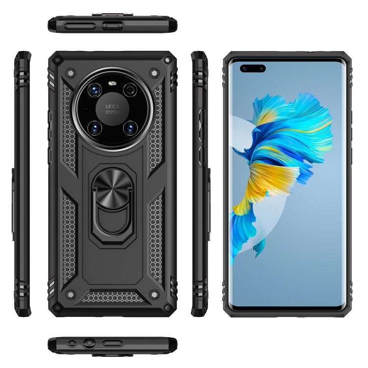 For Huawei Mate 40 Pro Shockproof TPU + PC Protective Case with 360 Degree Rotating Holder