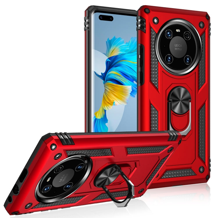 For Huawei Mate 40 Pro Shockproof TPU + PC Protective Case with 360 Degree Rotating Holder