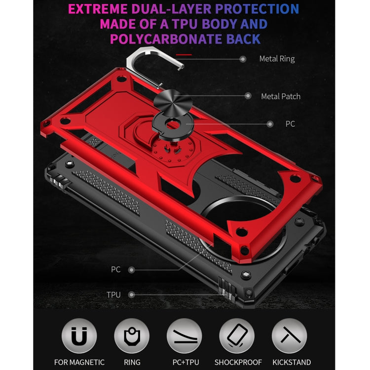 For Huawei Mate 40 Pro Shockproof TPU + PC Protective Case with 360 Degree Rotating Holder