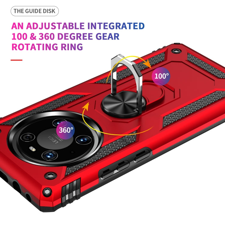 For Huawei Mate 40 Pro Shockproof TPU + PC Protective Case with 360 Degree Rotating Holder