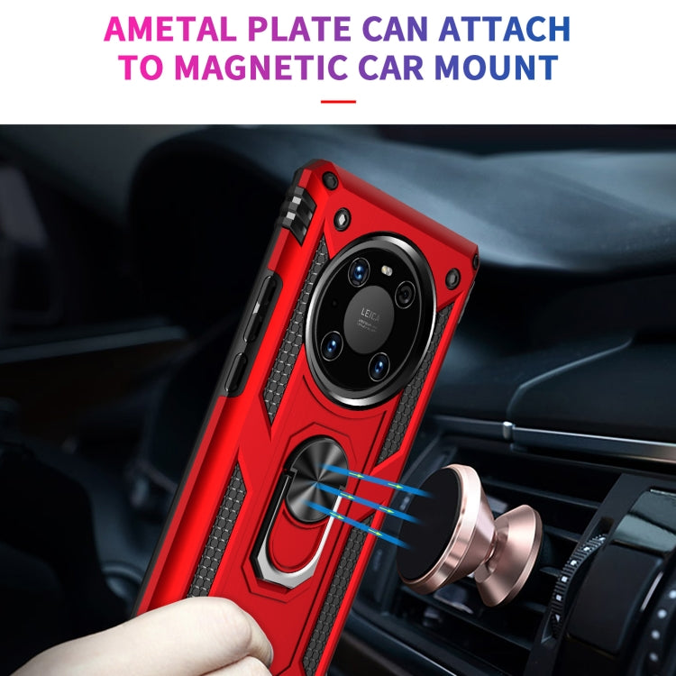 For Huawei Mate 40 Pro Shockproof TPU + PC Protective Case with 360 Degree Rotating Holder
