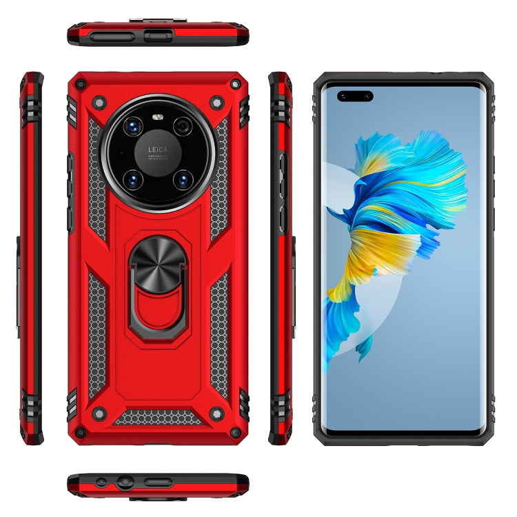 For Huawei Mate 40 Pro Shockproof TPU + PC Protective Case with 360 Degree Rotating Holder