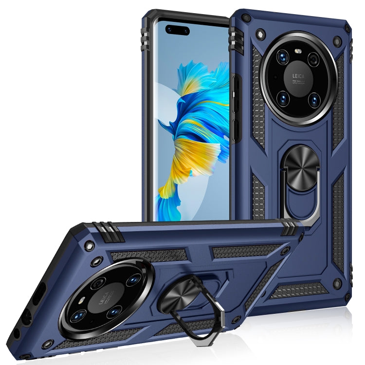 For Huawei Mate 40 Pro Shockproof TPU + PC Protective Case with 360 Degree Rotating Holder